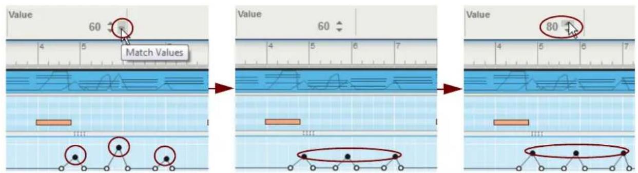 PROPELLERHEAD Reason Lite 10.2 - Matching parameter automation events - 1