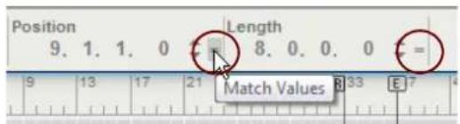 Position 9. 1. 1. 0 Length 8. 0. 0. 0 = Match Values 33 E17
