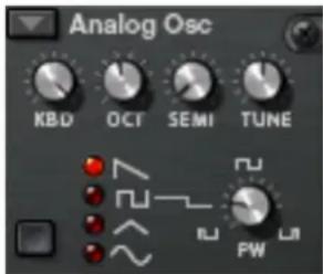 Analog Osc KBD OCT SEMI TUNE 27 2 PW LI