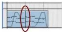 PROPELLERHEAD Reason Lite 10.2 - Click with the Razor Tool to split the clip at the cross-hair's position. - 1