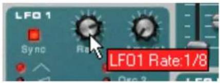 LF01 Sync Rate LF01 Rate:1/8