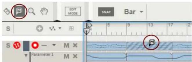 EDIT MODE SNAP Bar S + L 5 9 13 17 2 S M X Parameter 1 M X M
