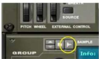 PITCH WHEEL EXTERNAL CONTROL GROUP SAMPLE Info: