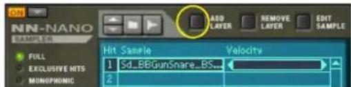 NN-NANO SAMPLES FULL EXCLUSIVE HITS MONOPHONIC Hit Sample 1 Sd_BBGunSnare_BS_ 2 ADD LAYER REMOVE LAYER EDIT SAMPLE