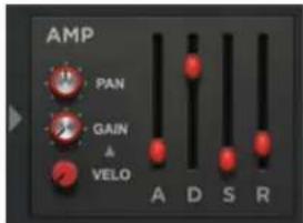 AMP PAN GAIN ▲ VELO A D S R