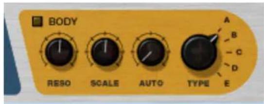 BODY A B C D E RESO SCALE AUTO TYPE