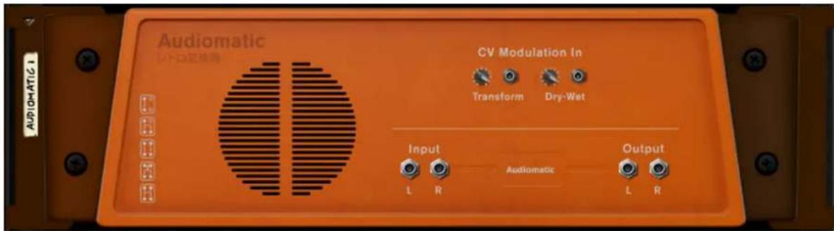 Audiomatic CV Modulation In Transform Dry-Wet Input Audioistic Output L R L R