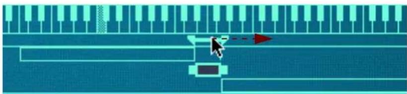 PROPELLERHEAD Reason Lite 10.2 - Moving Zones by Dragging in the Tab Bar - 1