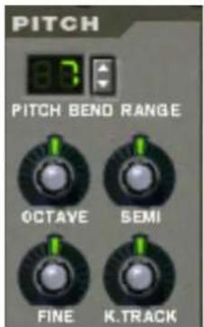 PITCH PITCH BEND RANGE OCTAVE SEMI FINE KTRACK