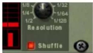 1/8 1/4 1/2 1/32 1/64 1/128 Resolution Shuffle