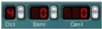 PROPELLERHEAD Reason Lite 10.2 - Setting Oscillator 1 Frequency - Octave/Semitone/Cent - 1