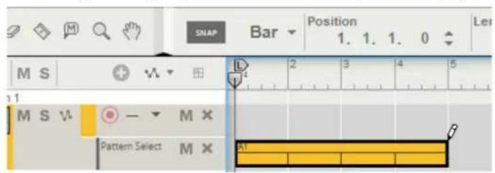 SNAP Bar Position 1. 1. 1. 0 M S M S V Pattern Select M X 2 3 4 5 11
