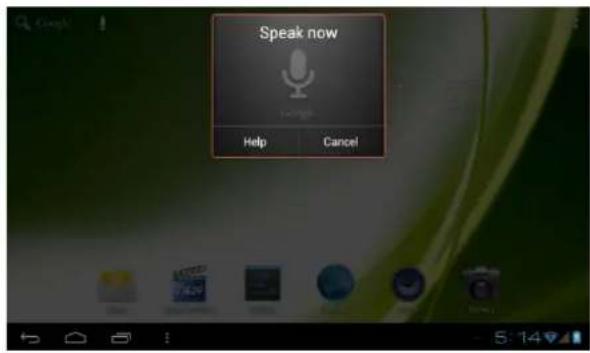 Speak now Help Cancel