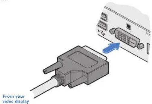 Adder XD150FX-SM - To connect the video display - 2
