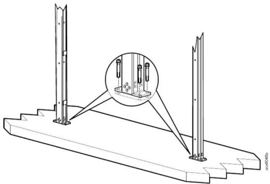 APC FS-RF-5003-B - Secure the frame to the floor - 2
