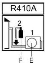 Mabe MMT09CDBSCC8 - etiqueta de carga de refrigerante - 1