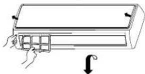 Mabe MMT09CDBSCC8 - limpieza del filtro de aire - 1