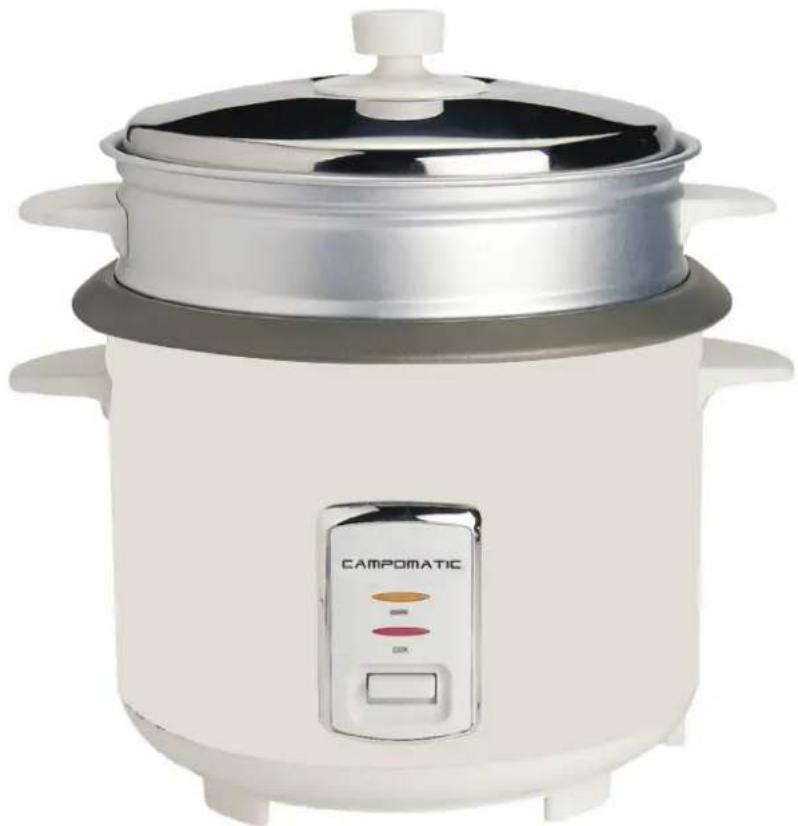 Campomatic CS180SS - Rice Cooker with Steamer - 1