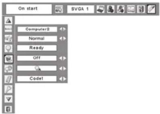 On start SVGA 1 Computer2 Normal Ready Off Code1