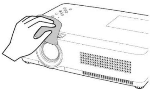SANYO PLC-XU350K - Cleaning the Projector Cabinet - 1