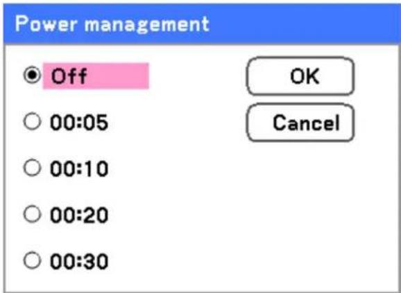 SANYO PDG-DWT50KL - Power management - 1