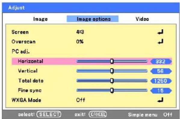 SANYO PDG-DWT50KL - Navigating the OSD - 4