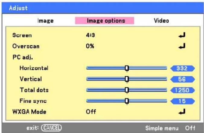 SANYO PDG-DWT50KL - ⑥ Adjusting Position/Total Dots/Fine Sync - 2