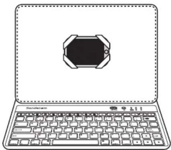 Sandstrøm SUKBC113 - Using the Keyboard Case - 5