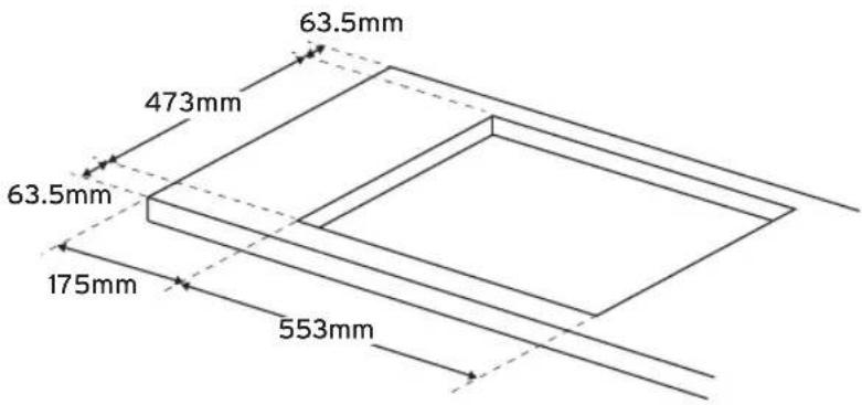 Sandstrøm S5GONGB13 - Product Overall Dimensions - 1