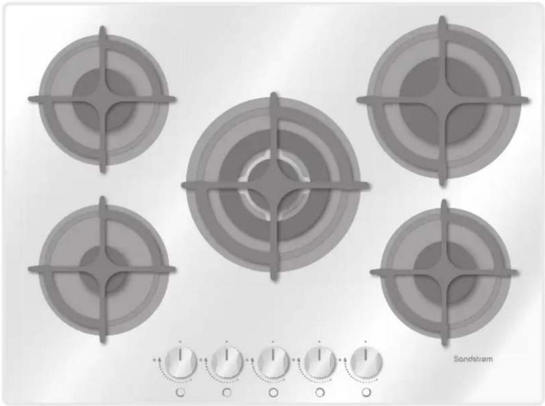 Sandstrøm S5GONGB13 - Instruction Manual 5 Burner Gas Hob - 1