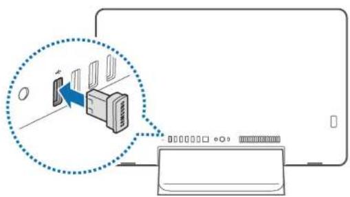 SAMSUNG DM500A2MI - Installing the wireless receiver - 2