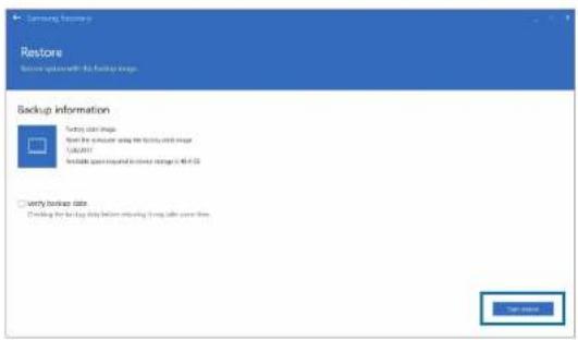 SAMSUNG DM500A2MI - Recovering after a backup - 1