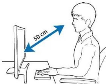 SAMSUNG DM500A2MI - Eye position and display illumination - 1
