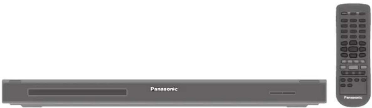 Illustration of a Panasonic remote control unit with no visible text or symbols on the device body.