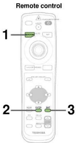 Remote control 1 2 3