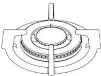 SCHNEIDER SPG 401X - WOK BURNER - 1