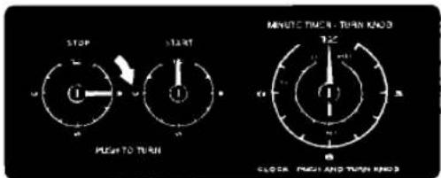 STOP START MINUTE TIMER - TURN KNO3 PLEAT TO TURN 120 CLOCK PLET AND TURN KNO3