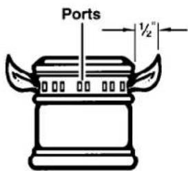 Ports ½"