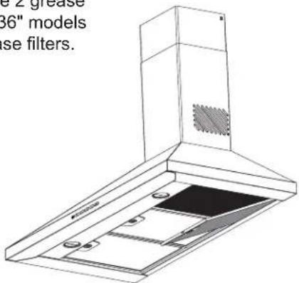 e 2 grease 36" models ase filters.