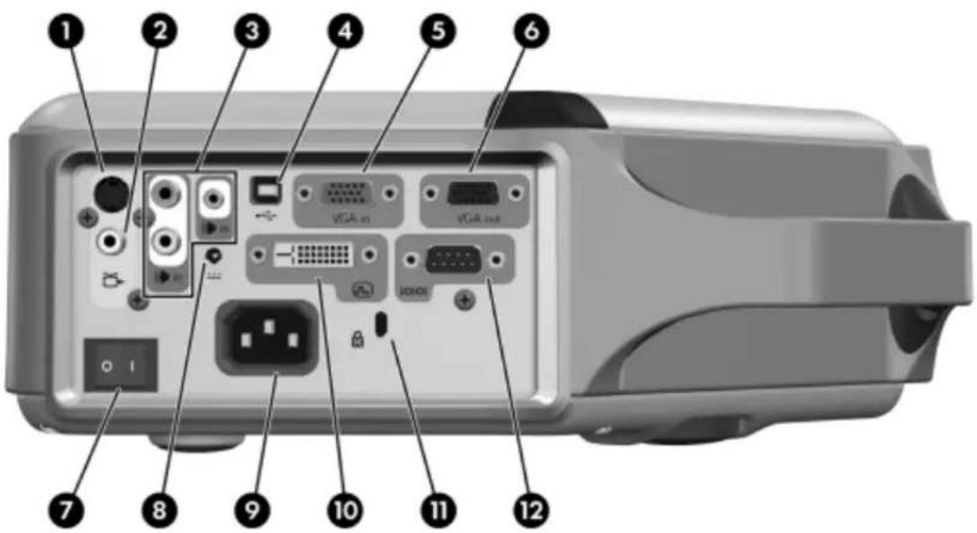HP Vp6311 - Back panel - 1