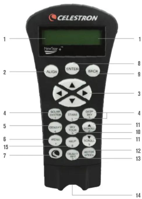 CELESTRON 60LCM Computerized - THE HAND CONTROL - 1