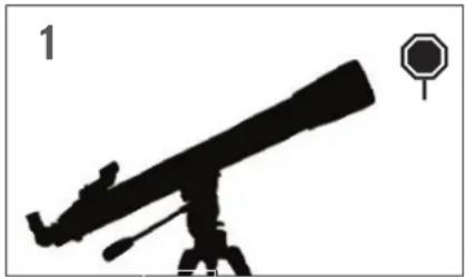 CELESTRON 60LCM Computerized - ALIGNING THE RED DOT FINDERSCOPE - 3