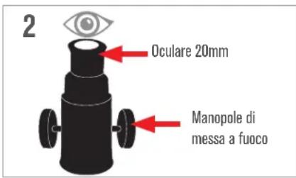 CELESTRON 60LCM Computerized - ALLINEAMENTO DEL CERCATORE CON MIRINO - 4