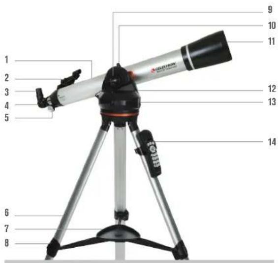 CELESTRON 60LCM Computerized - CONTENUTO DELLA CONFEZIONE - 1
