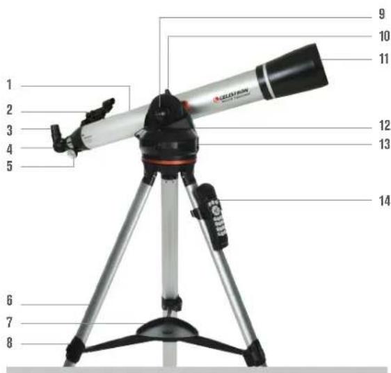 CELESTRON 60LCM Computerized - TEILELISTE - 1