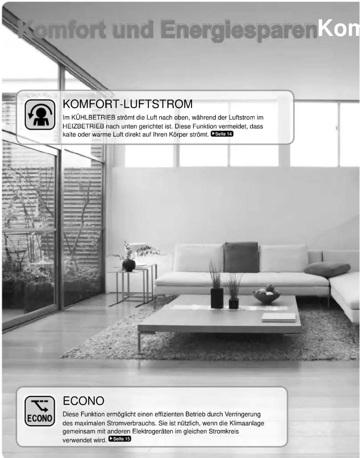 DAIKIN FTX71K2V1B - Funktionen - 1