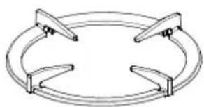 Atag HG7511EBB - Supportadaptateurpourwok - 1