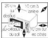 SAMSUNG MW73B-S - Installation du FOUR micro-ondes - 1