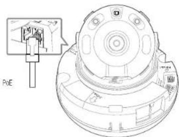 Hanwha QND-8010R - ALIMENTATION ET RÉSEAU - 1