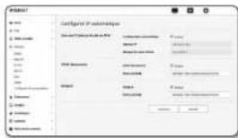 Hanwha XNO-6020R - Configurer IP automatique - 1